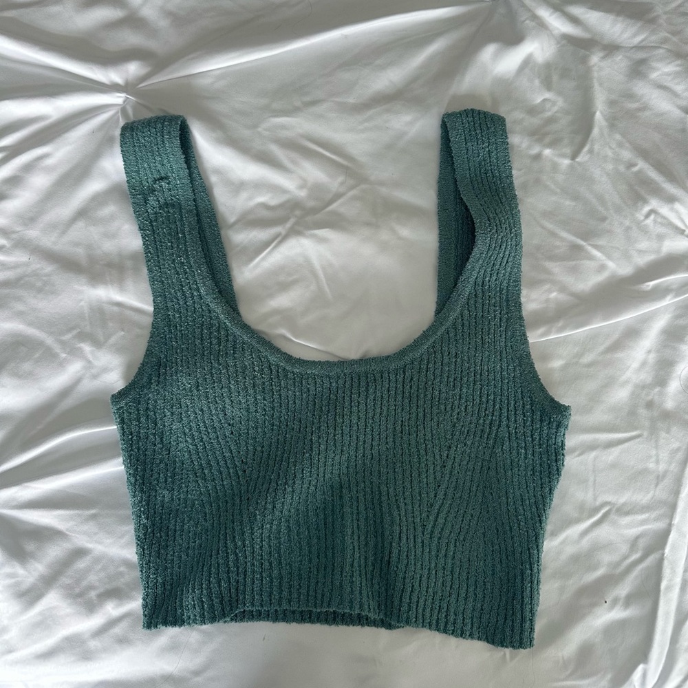Kendall & Kylie Green Tank Top